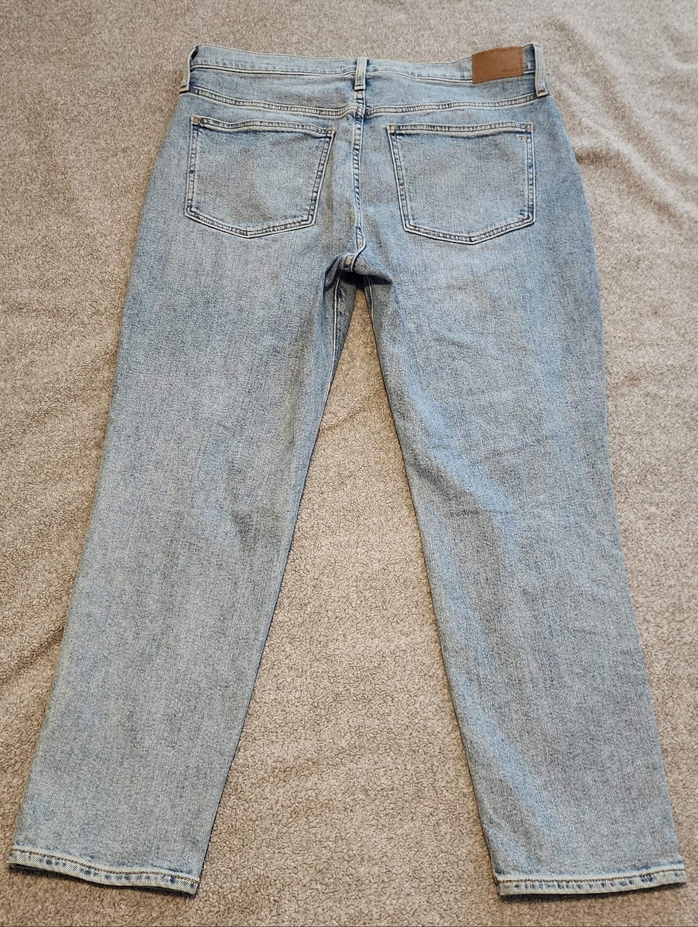 Madewell The Perfect Vintage Jean Light Wash Distressed Straight Leg Jeans 32 - Picture 6 of 7